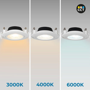 Downlight LED interior - 7W - CCT - DIMABLE TRIAC - 630lm - Corte Ø 70mm - IP20 - Barcelona Led-