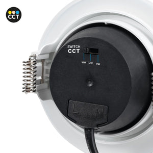 Downlight LED interior - 7W - CCT - DIMABLE TRIAC - 630lm - Corte Ø 70mm - IP20 - Barcelona Led-