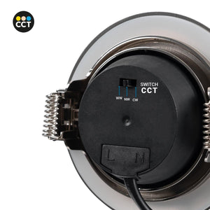 Downlight LED interior - 7W - CCT - DIMABLE TRIAC - 630lm - Corte Ø 70mm - IP20 - Barcelona Led-