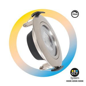 Downlight LED interior - 7W - CCT - DIMABLE TRIAC - 630lm - Corte Ø 70mm - IP20 (12)