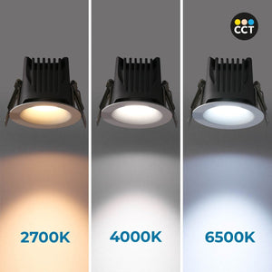 Downlight LED exterior 6W - CCT - Chip OSRAM - Driver PHILIPS - Corte Ø 55mm - IP54 - Barcelona Led-