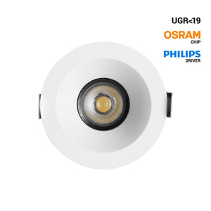 Downlight LED exterior 12W - CCT - Chip OSRAM - Driver PHILIPS - Corte Ø 75mm - IP54 - Barcelona Led-