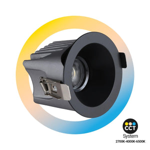 Downlight LED exterior 12W - CCT - Chip OSRAM - Driver PHILIPS - Corte Ø 75mm - IP54 - Barcelona Led-