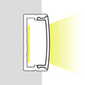 LED oppervlakte strip profiel - 10x30mm - Met diffuser - 2 meter 2