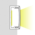 Perfil tira LED superficie - 10x30mm - Con difusor - 2 metros 2