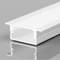 Perfil tira LED empotrable - 10x42mm - Con difusor y tapas - 2 metros 3