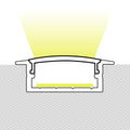 Profilo a LED da incasso - 10x42mm - Con diffusore - 2 metri 2
