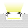 Inbouw LED-stripprofiel - 10x42mm - Met diffuser - 2 meter 2