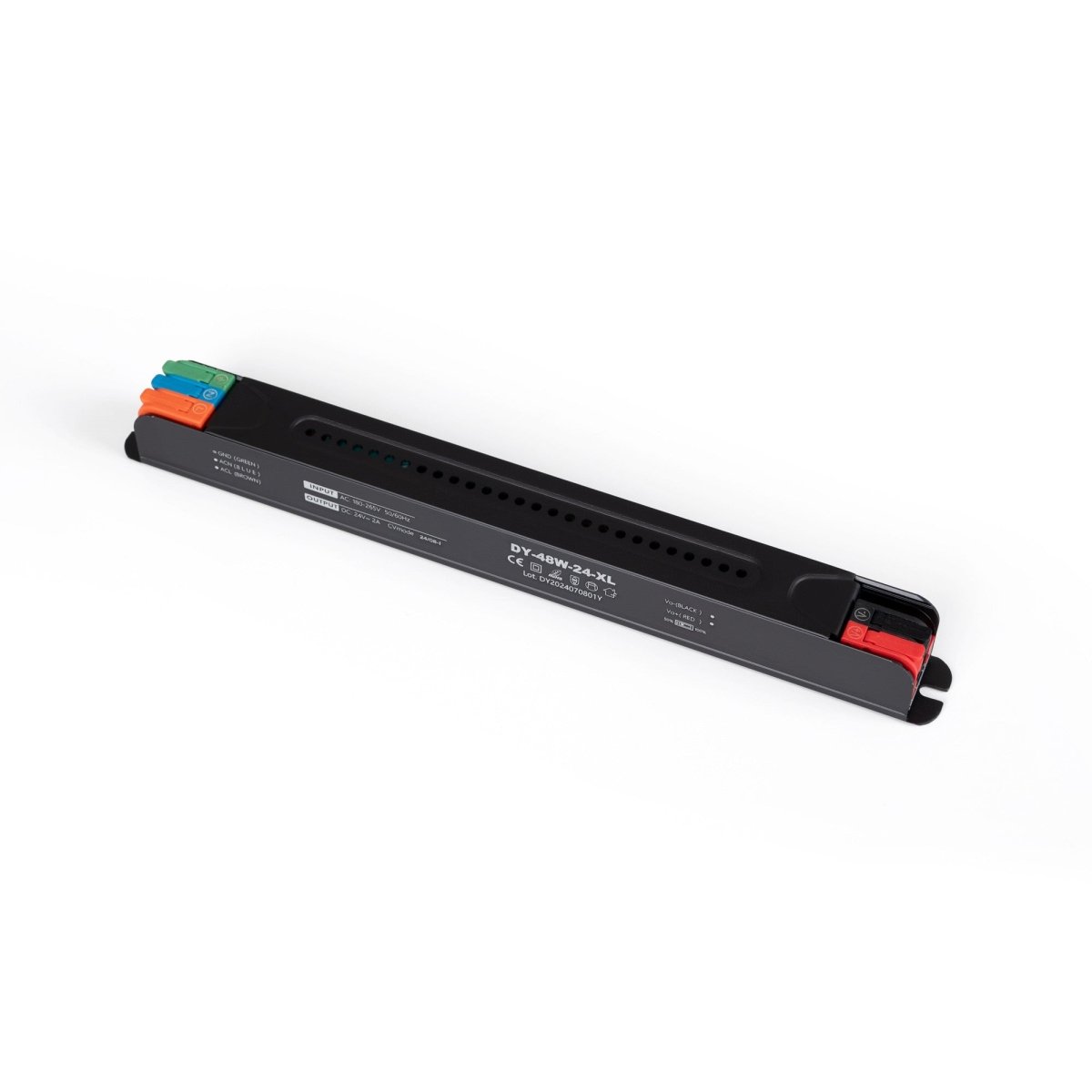 Fuente de alimentación Slim 48W 24V - 2A - Alta eficiencia - IP20 - Barcelona Led-Material eléctrico