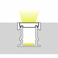 LED-Bodenprofil - 25x21mm - Mit Diffusor - 2 Meter 2