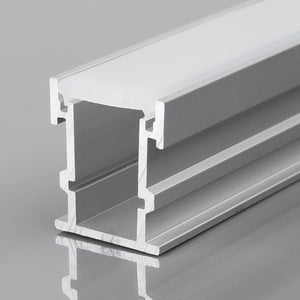 Perfil tira LED de suelo - 25x21mm - Con difusor - 2 metros - Barcelona Led-