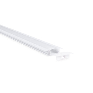 Perfil tira LED empotrable - 24,5x7mm - Kit completo - 1 metro - Barcelona Led-