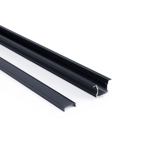 Perfil tira LED empotrable - 25x14mm - Kit completo - 1 metro - Barcelona Led-