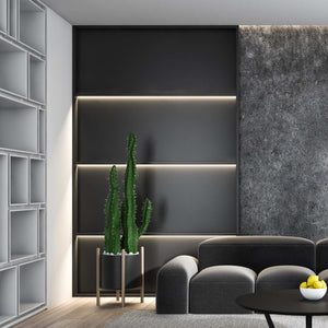 Perfil tira LED superficie - 17x14mm - Kit completo - 1 metro (4)