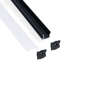 Perfil tira LED superficie - 17x14mm - Kit completo - 1 metro - Barcelona Led-