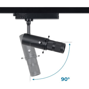 Proyector shapeable para carril monofásico - 10W - 20º-35 - Barcelona Led-