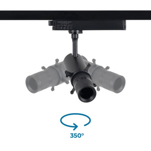 Proyector shapeable para carril monofásico - 10W - 20º-35 - Barcelona Led-