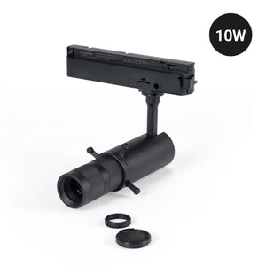Proyector shapeable para carril monofásico - 10W - 20º-35