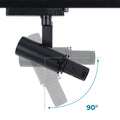 Shapeable spotlight for single-phase track - 20W - 20º-35º 4