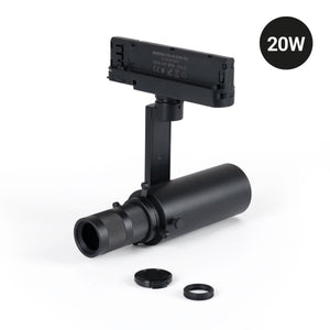 Proyector shapeable para carril trifásico - 20W - 20º - 35° - Barcelona Led-