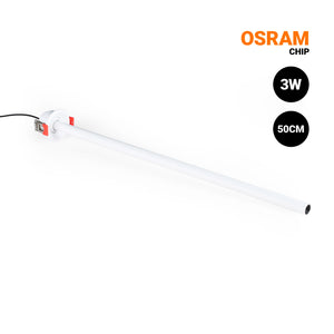 Foco de techo LED empotrable 3W - Extensible 500mm - Orientable - Chip OSRAM - 2700K (18)