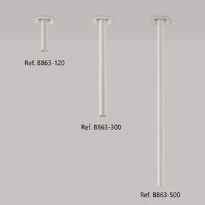 Foco de techo LED empotrable 3W - Extensible 300mm - Orientable - Chip OSRAM - 2700K (26)