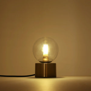 Lámpara de mesa con esfera de cristal "BASS" - G9 - Barcelona Led-Decoración
