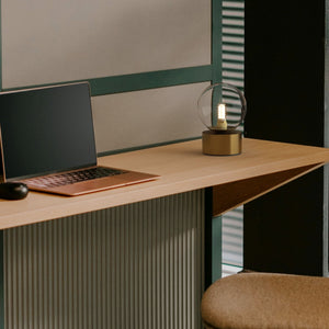 Lámpara de mesa con esfera de cristal "BASS" - G9 (2)