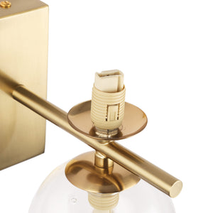Aplique de pared con doble esfera de cristal "CANTHA" - 2 x G9 (12)