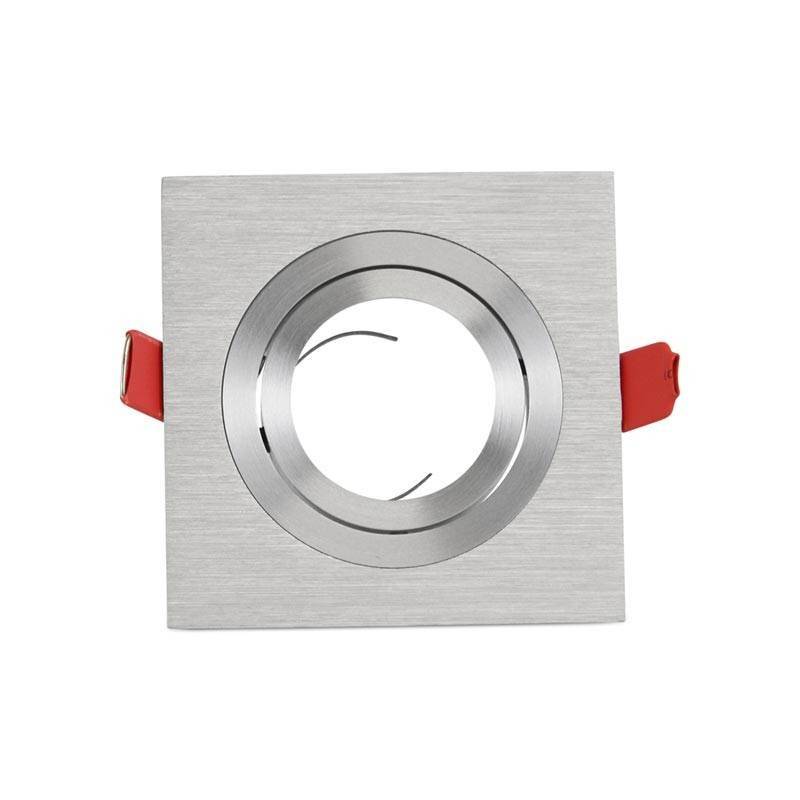 Aro downlight cuadrado basculante PREMIUM para GU10 / MR16 (1)