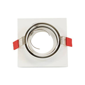 Aro downlight cuadrado basculante PREMIUM para GU10 / MR16 - Barcelona Led-