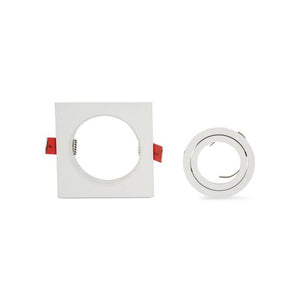 Aro downlight cuadrado basculante PREMIUM para GU10 / MR16 - Barcelona Led-