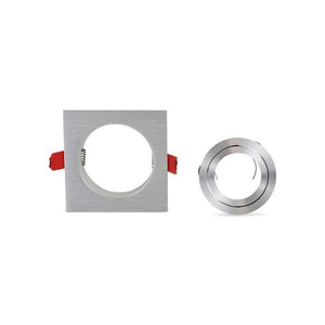Aro downlight cuadrado basculante PREMIUM para GU10 / MR16 - Barcelona Led-