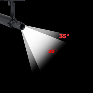 Proyector shapeable para carril trifásico - 20W - 20º - 35° - Barcelona Led-