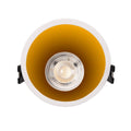KIT Anneau downlight asymétrique rond Ø93mm + module LED MR16 5W 2