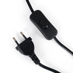 Aplique de pared de mimbre y madera "Phuket" - Con cable y enchufe - E27 - Barcelona Led-Decoración