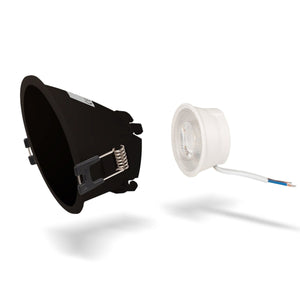 KIT Aro downlight asimétrico Ø93mm + Módulo LED MR16 5W - Barcelona Led-