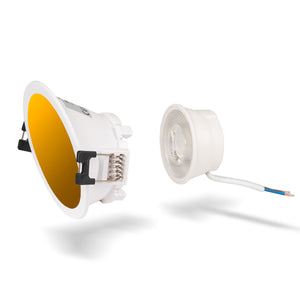 KIT Aro downlight redondo asimétrico Ø85mm + Módulo LED MR16 5W (5)