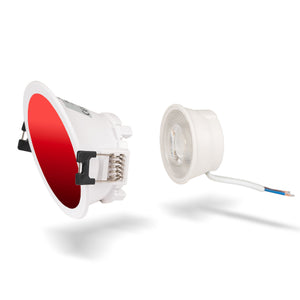 KIT Aro downlight redondo asimétrico Ø85mm + Módulo LED MR16 5W (7)