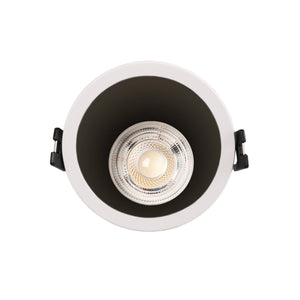 KIT Aro downlight redondo asimétrico Ø85mm + Módulo LED MR16 5W (1)