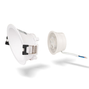 KIT Aro downlight redondo asimétrico Ø85mm + Módulo LED MR16 5W (11)