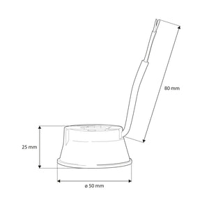 KIT Aro downlight redondo Ø85mm + Módulo LED MR16 5W (2)
