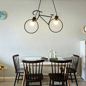 Lámpara colgante de bicicleta "Oliver" - 2 x E27 (5)