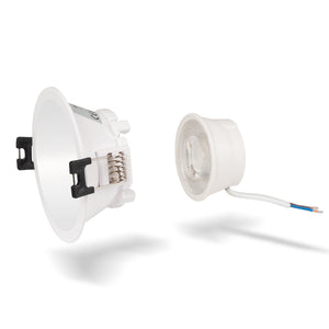 KIT Aro downlight redondo Ø85mm + Módulo LED MR16 5W (10)