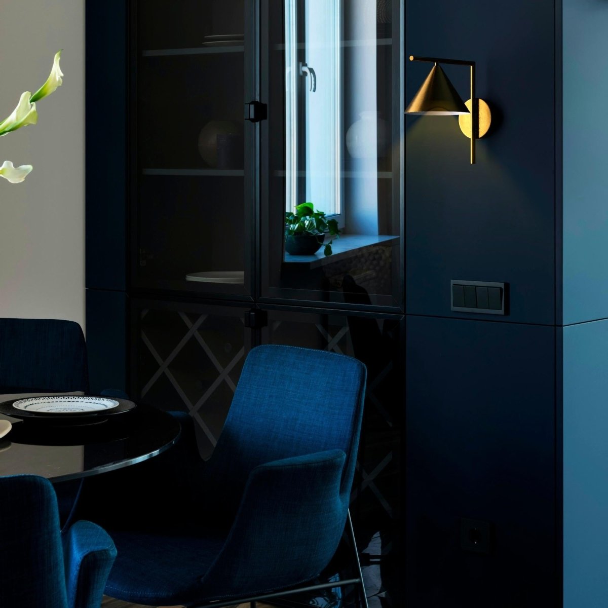 Aplique de pared de diseño "LUSSY" - E27 - Barcelona Led-Decoración
