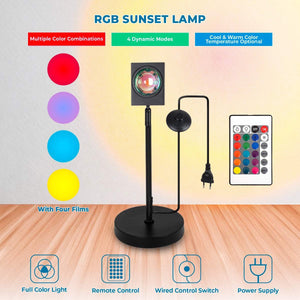Lámpara de pie "PACK" 6W- RGBW - Sunset Lamp - Barcelona Led-Decoración