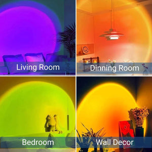 Lámpara de pie "PACK" 6W- RGBW - Sunset Lamp - Barcelona Led-Decoración