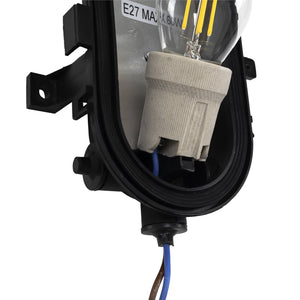 Aplique exterior tortuga de policarbonato - 1 x E27 (9)