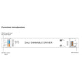 DALI2 DT8 Adjustable Driver - 80W - Constant Current - Output 10-54V DC - 1000-2000mA - NFC 2