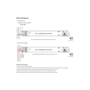 Driver regulable DALI2 DT8 - 80W - Corriente constante - Salida 10-54V DC - 1000-2000mA - NFC (2)
